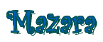 Rendering "Mazara" using Curlz