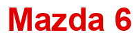 Rendering "Mazda 6" using Arial Bold