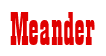 Rendering "Meander" using Bill Board