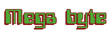 Rendering "Mega byte" using Computer Font