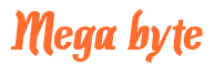 Rendering "Mega byte" using Color Bar