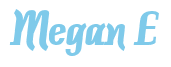 Rendering "Megan E" using Color Bar