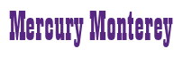Rendering "Mercury Monterey" using Bill Board