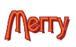Rendering "Merry" using Agatha