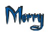 Rendering "Merry" using Charming