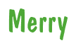 Rendering "Merry" using Dom Casual