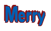 Rendering "Merry" using Callimarker