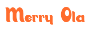 Rendering "Merry Ola" using Candy Store