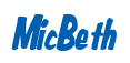 Rendering "MicBeth" using Big Nib