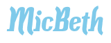 Rendering "MicBeth" using Color Bar