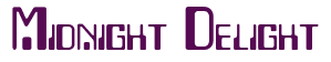 Rendering "Midnight Delight" using Checkbook