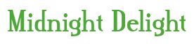 Rendering "Midnight Delight" using Credit River