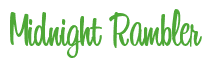 Rendering "Midnight Rambler" using Bean Sprout
