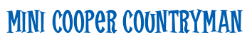 Rendering "Mini Cooper Countryman" using Cooper Latin
