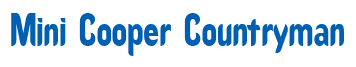 Rendering "Mini Cooper Countryman" using Callimarker
