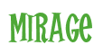 Rendering "Mirage" using Cooper Latin