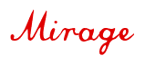 Rendering "Mirage" using Commercial Script