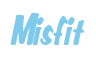 Rendering "Misfit" using Big Nib
