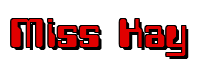 Rendering "Miss Kay" using Computer Font