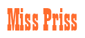 Rendering "Miss Priss" using Bill Board
