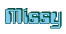 Rendering "Missy" using Computer Font