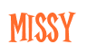 Rendering "Missy" using Cooper Latin