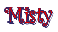 Rendering "Misty" using Curlz
