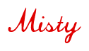 Rendering "Misty" using Commercial Script