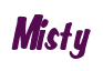 Rendering "Misty" using Big Nib
