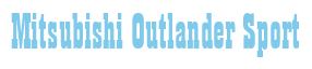 Rendering "Mitsubishi Outlander Sport" using Bill Board