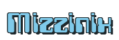 Rendering "Mizzinix" using Computer Font
