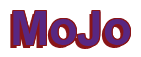 Rendering "MoJo" using Arial Bold