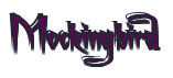 Rendering "Mockingbird" using Charming