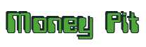 Rendering "Money Pit" using Computer Font