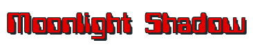 Rendering "Moonlight Shadow" using Computer Font