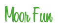 Rendering "Moor Fun" using Bean Sprout