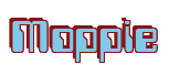 Rendering "Moppie" using Computer Font