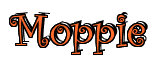 Rendering "Moppie" using Curlz