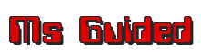 Rendering "Ms Guided" using Computer Font