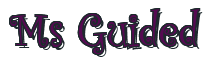 Rendering "Ms Guided" using Curlz