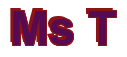 Rendering "Ms T" using Arial Bold