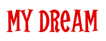 Rendering "My Dream" using Cooper Latin