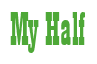Rendering "My Half" using Bill Board