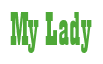 Rendering "My Lady" using Bill Board