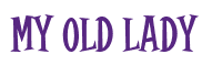 Rendering "My Old Lady" using Cooper Latin