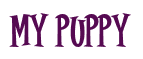 Rendering "My Puppy" using Cooper Latin