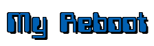 Rendering "My Reboot" using Computer Font
