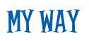 Rendering "My Way" using Cooper Latin