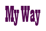 Rendering "My Way" using Bill Board