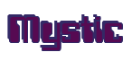 Rendering "Mystic" using Computer Font